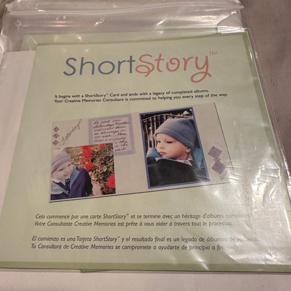Creative Memories ShortStory Get Together Card 6-Pack Scrapbooking 2005 Vintage